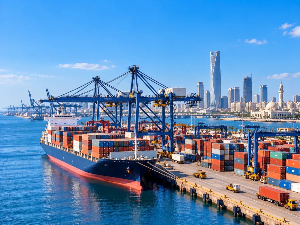 China to Saudi Arabia LCL shipping through Jeddah and Dammam