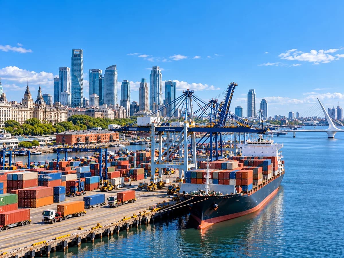 China to Argentina LCL shipping through Buenos Aires