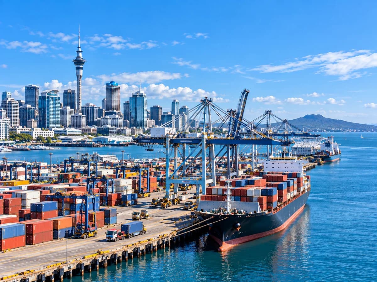 China to New Zealand LCL shipping through Auckland and Tauranga